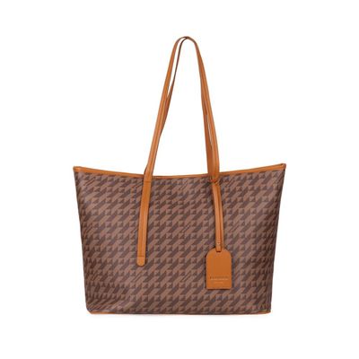 Bolsa de Ombro Feminina Tote Monograma BG Marrom G / Marrom
