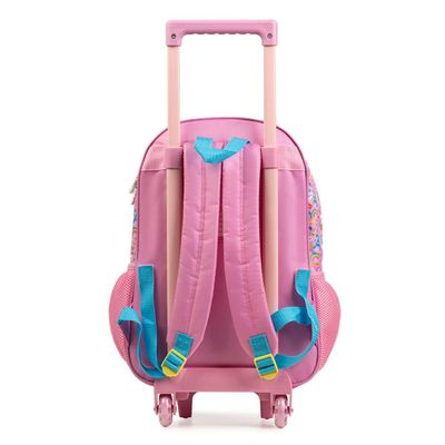 Mochila de Rodinha Infantil Feminina Gatinha Marie Rosa U / Rosa claro