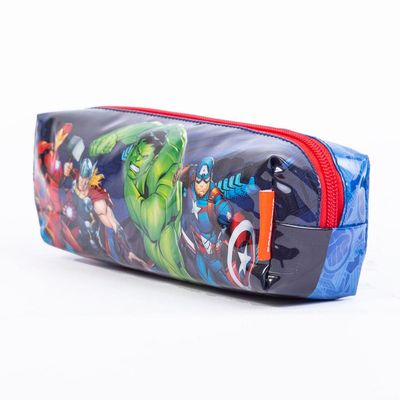 Estojo Escolar Masculino Vingadores Azul U / Azul