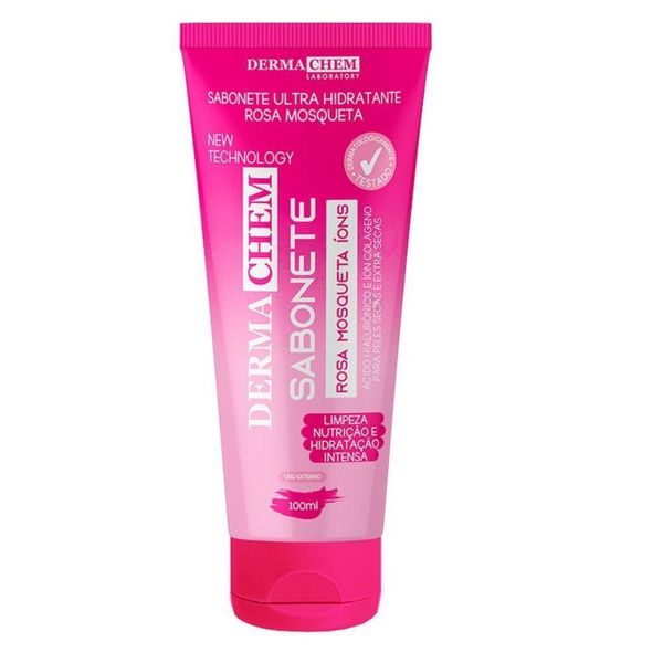 Dermachem Sabonete Hidratante Rosa Mosqueta 100mls 6183