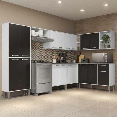 Cozinha Completa Xangai Soul Fg3163 Com Armário E Balcão