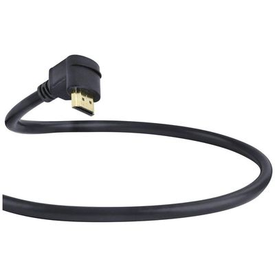 Cabo Hdmi 2.0 4k 1 Conector 90º 2 Metros H2090-2