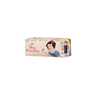 Estojo Escolar Feminino Branca de Neve Rosa U / Rosa