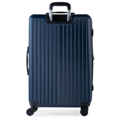 Mala de Viagem Grande 32Kg ABS 4 Rodas Turquia II Azul Marinho G / Azul escuro