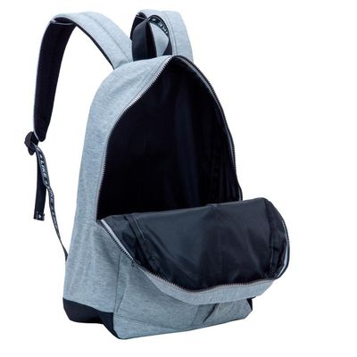 Mochila Infantil Feminina Moletom Like  Cinza U / Cinza