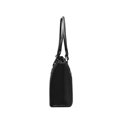 Bolsa de Ombro Feminina Tote Torniquete Preta M / Preto