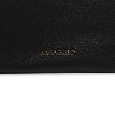 Bolsa de Ombro Feminina Tote Torniquete Preta M / Preto
