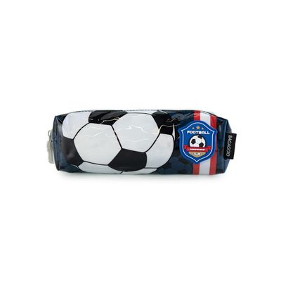 Estojo Escolar Masculino Futebol Azul U / Azul