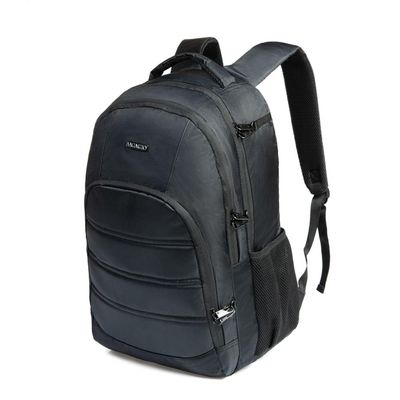 Mochila Masculina Executiva Para Notebook City Safe Preta U / Preto