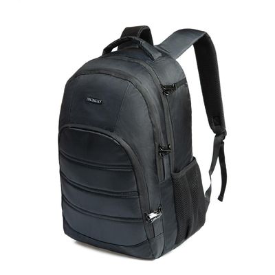 Mochila Masculina Executiva Para Notebook City Safe Preta U / Preto