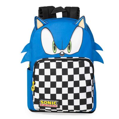 Mochila Escolar Masculina Infantil Sonic Azul U / Azul