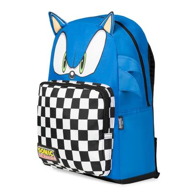 Mochila Escolar Masculina Infantil Sonic Azul U / Azul