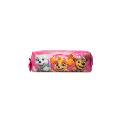 Estojo Escolar Feminino Patrulha Canina Skye e Equipe Rosa U / Rosa