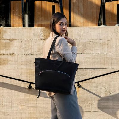 Bolsa Executiva Feminina Donna Preta U / Preto