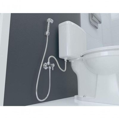 Kit Ducha Higiênica Registro Com Derivação Blukit 220929 - Cromado
