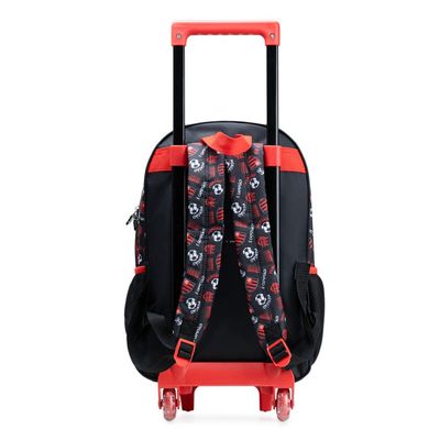 Mochila de Rodinha do Flamengo Masculina Oficial Kit / Vermelho