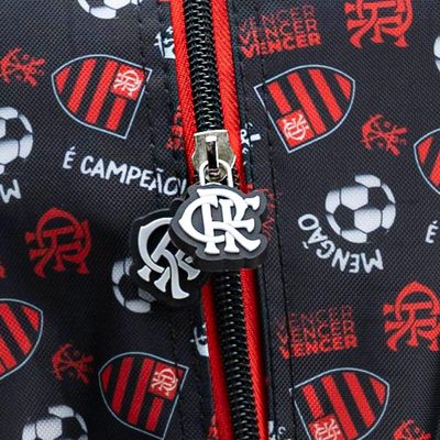 Mochila de Rodinha do Flamengo Masculina Oficial Kit / Vermelho