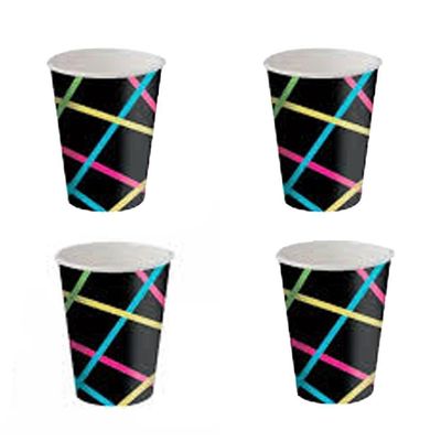 Copo De Papel Neon 200ml - 8 Unidades
