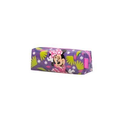 Estojo Escolar Feminino Médio Minnie Rosa U / Rosa