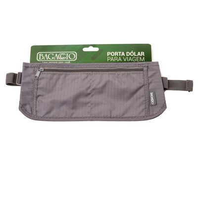 Porta Dólar Simples Cinza U / Cinza