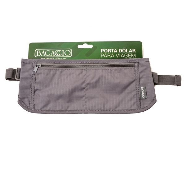 Porta Dólar Simples Cinza U / Cinza