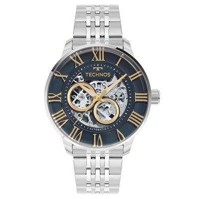 Relógio Technos Masculino Automatico Prata - G3265as-1a G3265as-1a