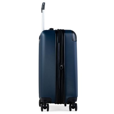 Mala de Bordo 10 Kg ABS 4 Rodas Turquia II Azul Marinho PP / Preto