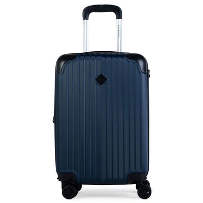 Mala de Bordo 10 Kg ABS 4 Rodas Turquia II Azul Marinho PP / Preto