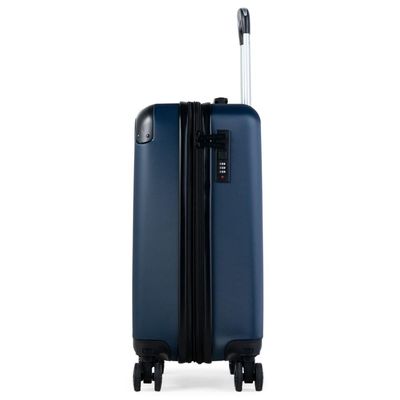 Mala de Bordo 10 Kg ABS 4 Rodas Turquia II Azul Marinho PP / Preto