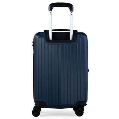 Mala de Bordo 10 Kg ABS 4 Rodas Turquia II Azul Marinho PP / Preto