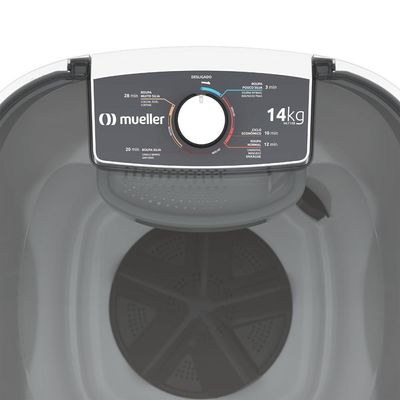 Tanquinho De Lavar Roupa Mueller 14 Kg Semiautomático MLT14B Branco 110V