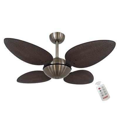 Ventilador Off Premium Tabaco 127V E Controle Remoto 110V