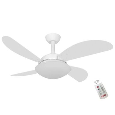 Ventilador Ventax Fresh Air 4Pás Branco 220V Controle Remoto 220V