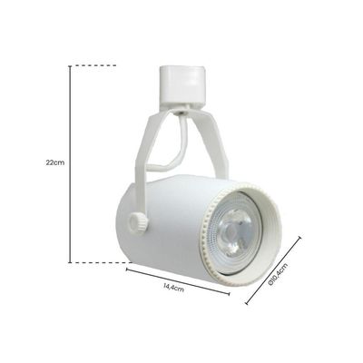 Spot Usual Para Trilho Par30 E27 Branco