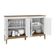 Buffet Aparador Colonial com 4 Portas 149x41x90cm MDP Mel Branco MB1014 Movelbento