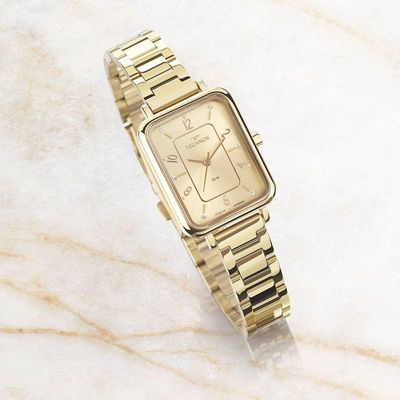 Relógio Technos Feminino Mini Dourado - Gl32am-1x Gl32am-1x