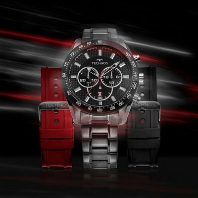 Relógio Technos Masculino Ts Carbon Grafite - Js25bbs-t1a