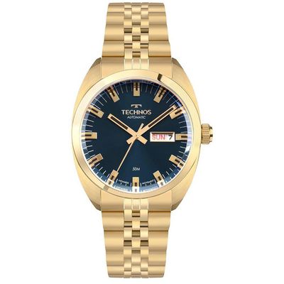 Relógio Technos Masculino Automatico Dourado - 8205on-1a