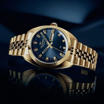 Relógio Technos Masculino Automatico Dourado - 8205on-1a