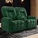 Poltrona Reclinável Para Cinema 2 Lugares Praddo Fh9 Pu Verde - Mpozenato