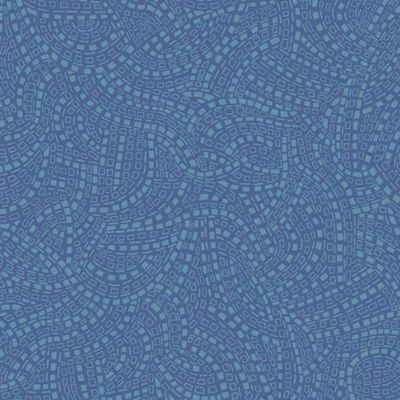 Papel De Parede Capri Geométrico Azul 190512702