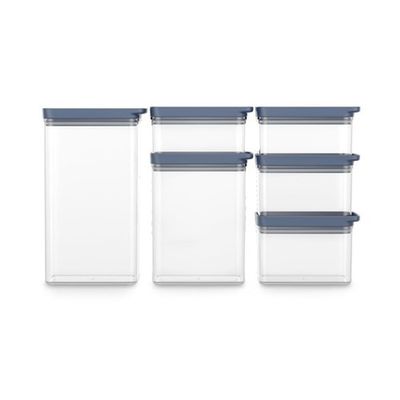 Kit Potes Herméticos Organizadores Electrolux Experience 6 Un Empilhável Modular Não se aplica