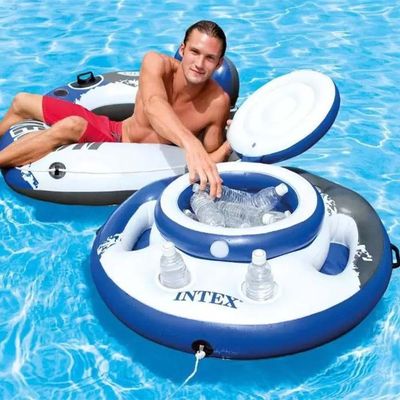 Bar Cooler Flutuante 15 Litros Intex 30 Latas 05 Porta Copos