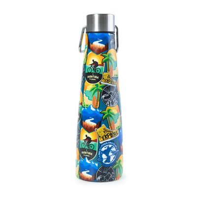 Garrafa Térmica Oficial BBB 23 Colorida U / Azul