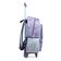 Mochila de Rodinha Infantil Feminina Frozen Elsa e Anna U / Lilas