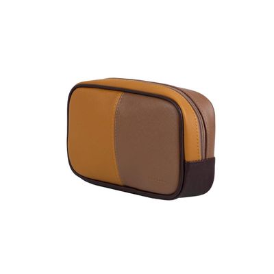 Necessaire Feminina Média Recortes Caramelo M / Caramelo
