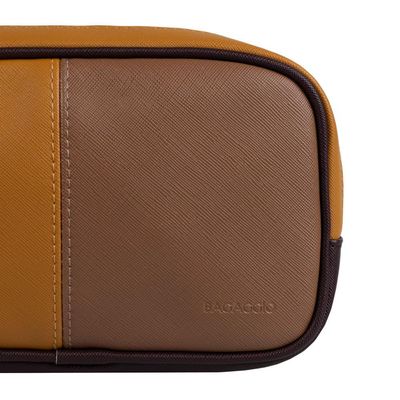 Necessaire Feminina Média Recortes Caramelo M / Caramelo