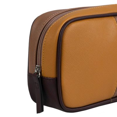 Necessaire Feminina Média Recortes Caramelo M / Caramelo