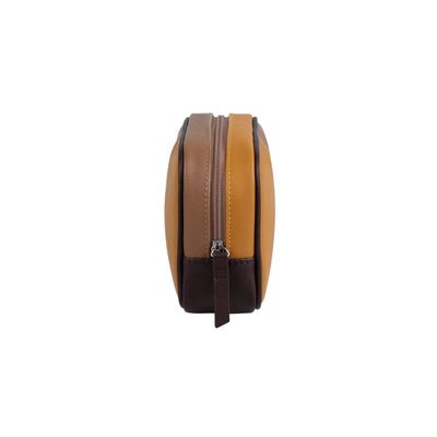 Necessaire Feminina Média Recortes Caramelo M / Caramelo