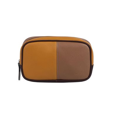 Necessaire Feminina Média Recortes Caramelo M / Caramelo